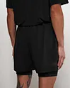 2 in 1 running shorts mens